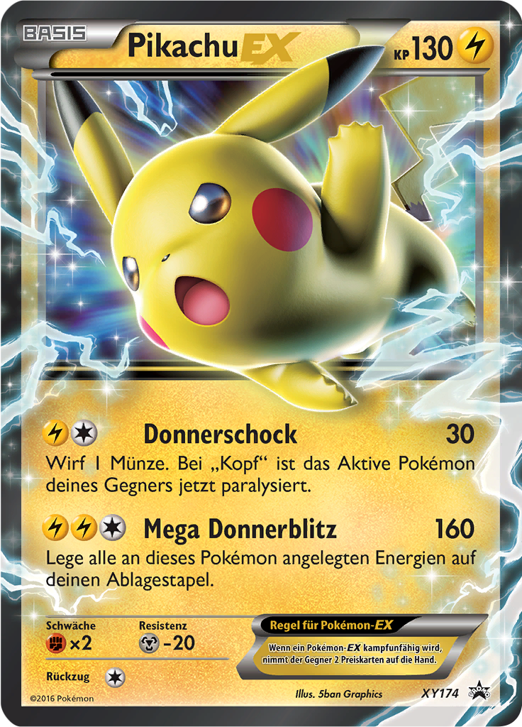Pikachu-EX - XY174