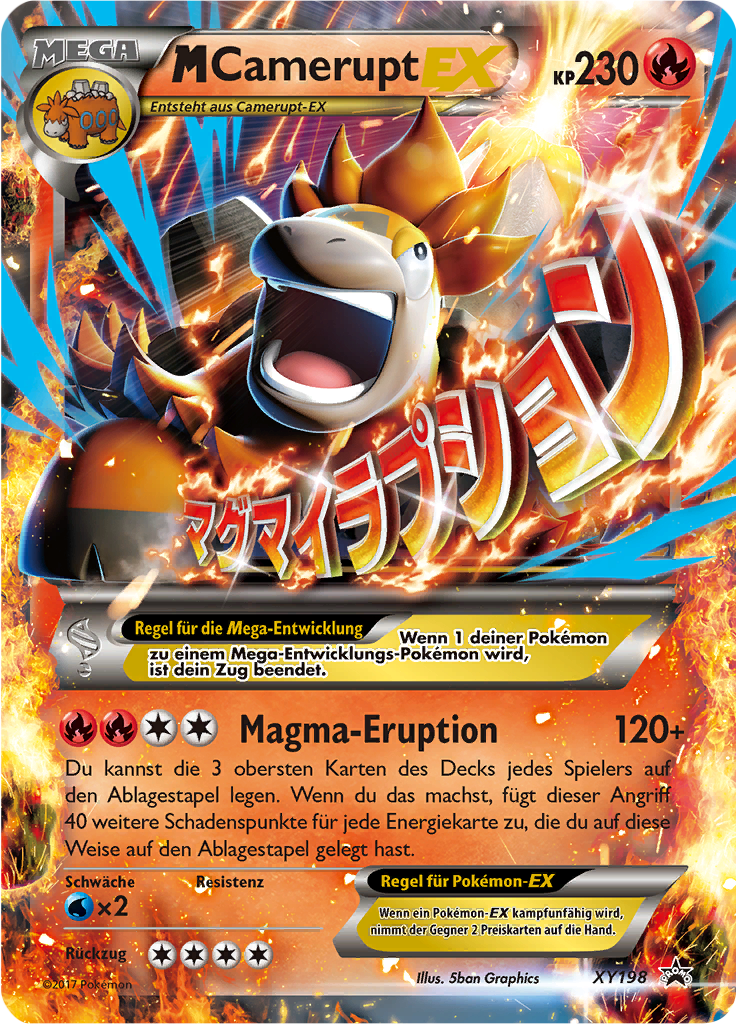 M Camerupt-EX - XY198a