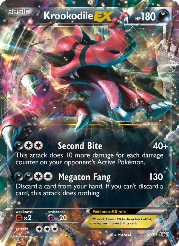 Krookodile EX - XY25