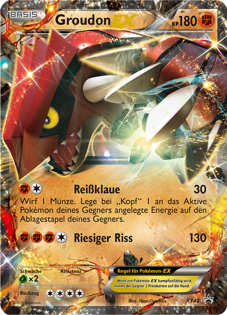 Groudon EX - XY42