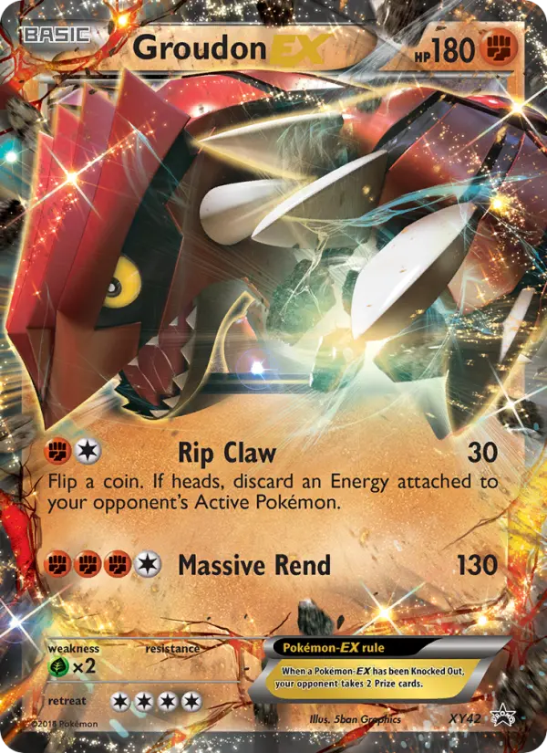 Groudon EX - XY42