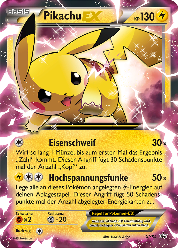 Pikachu EX - XY84