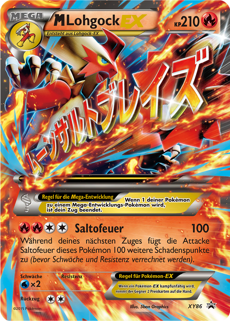 M Blaziken EX - XY86